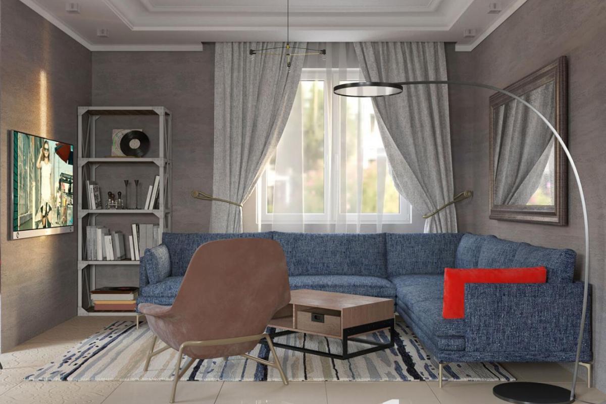 Уютный дизайн интерьера в гостиной. Д. Валерьяново | Ndesign.by