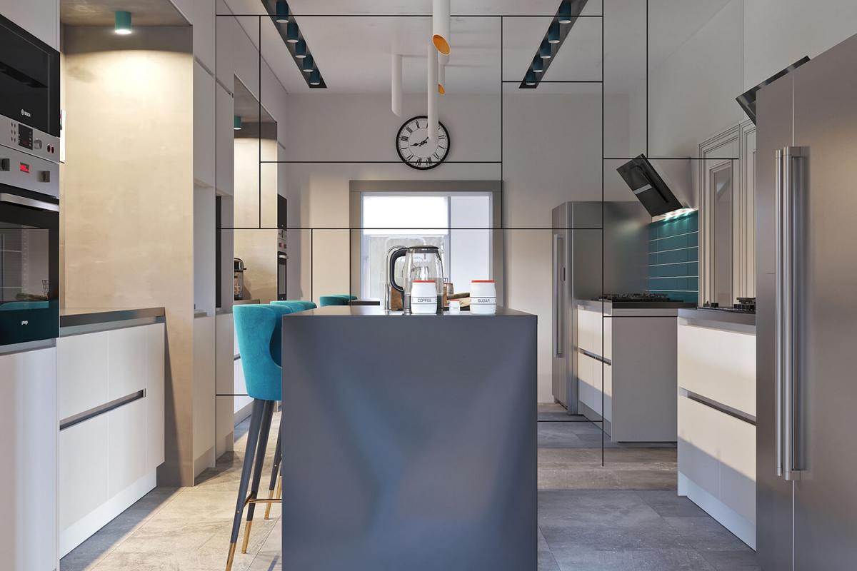 Дизайн кухни в минимализме. Колодищи | Ndesign