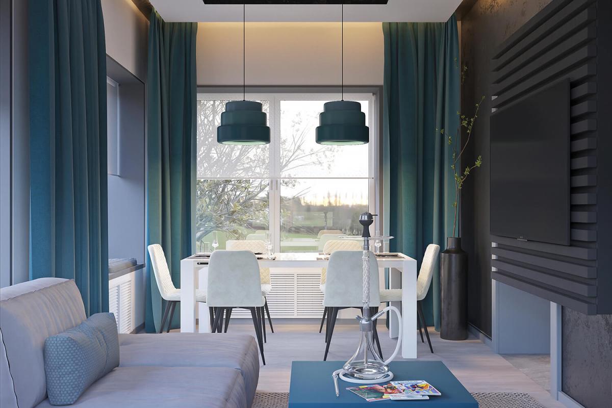 Дизайн гостиной. Колодищи | Ndesign