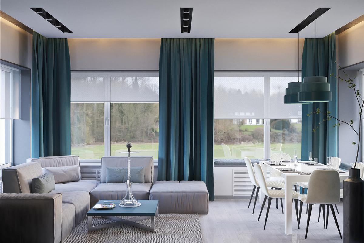 Дизайн небольшой гостиной. Колодищи | Ndesign