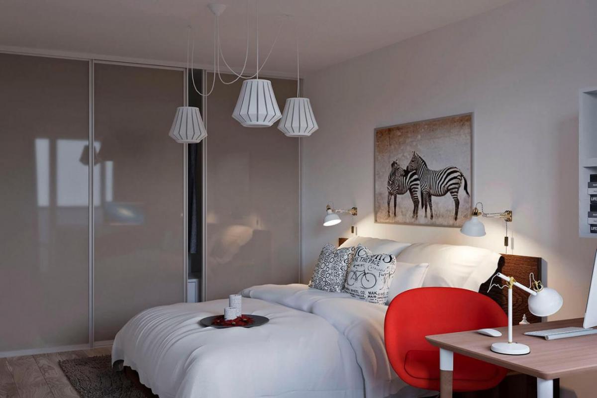 Интерьер спальни из Икея | Ndesign