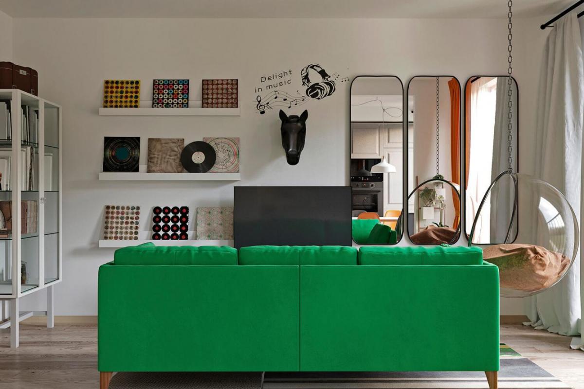 Дизайн гостиной из Икея | Ndesign