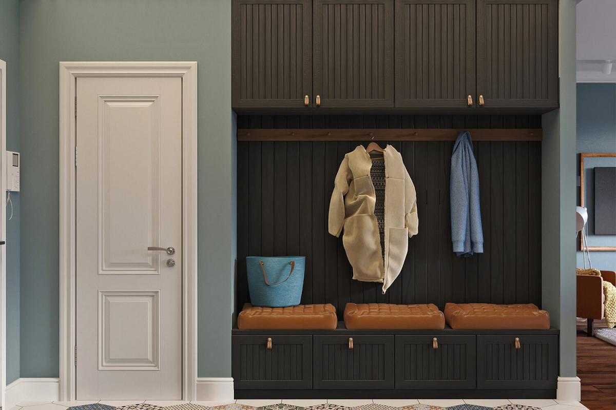 Современный дизайн прихожей в однокомнатной квартире | Ndesign