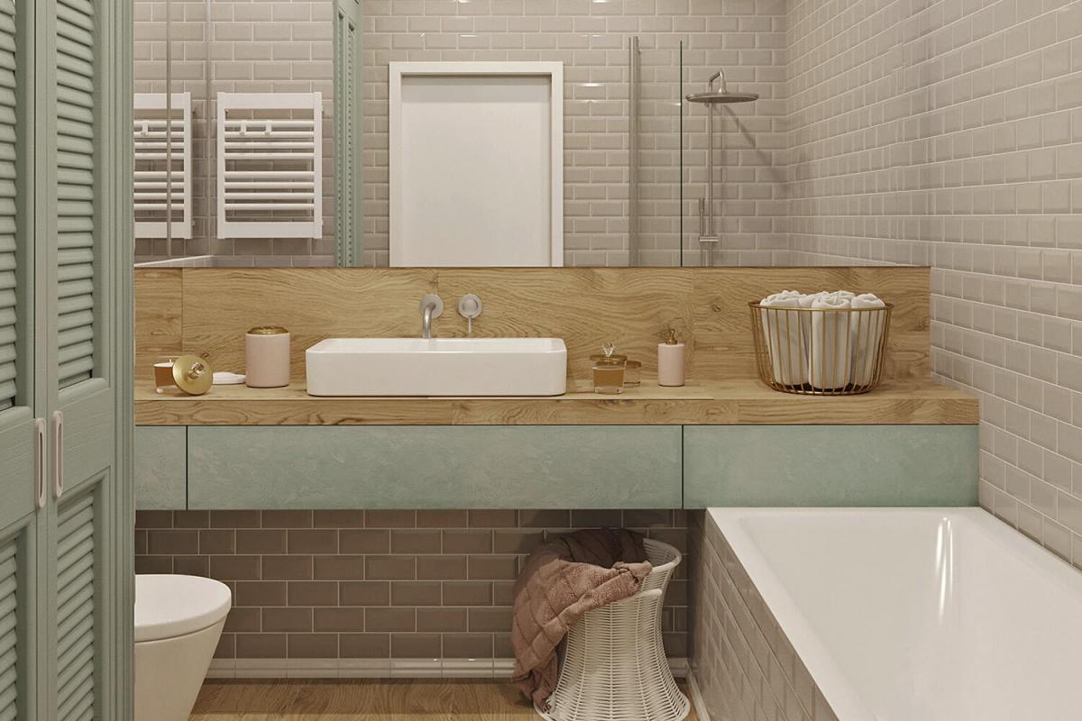 Дизайн санузла для девушки в квартире. Туровского 4 | Ndesign