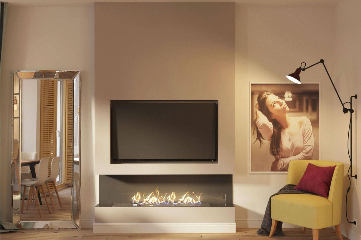 Интерьер уютной гостиной в квартире. Туровского 4 | Ndesign